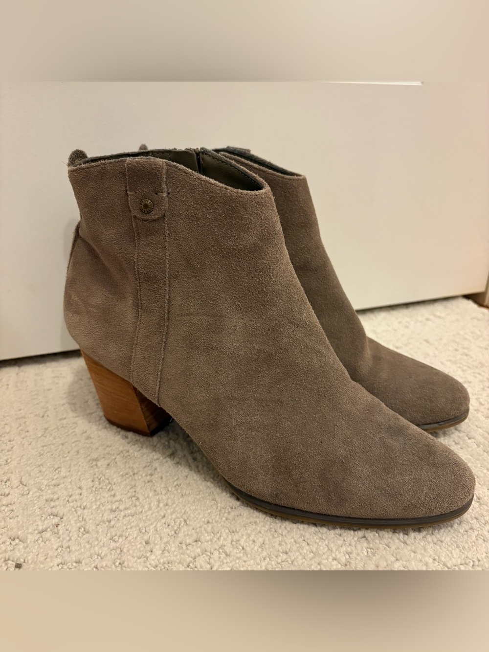 G. H. Bass & Co. Shiloh Suede Zip Ankle Boot